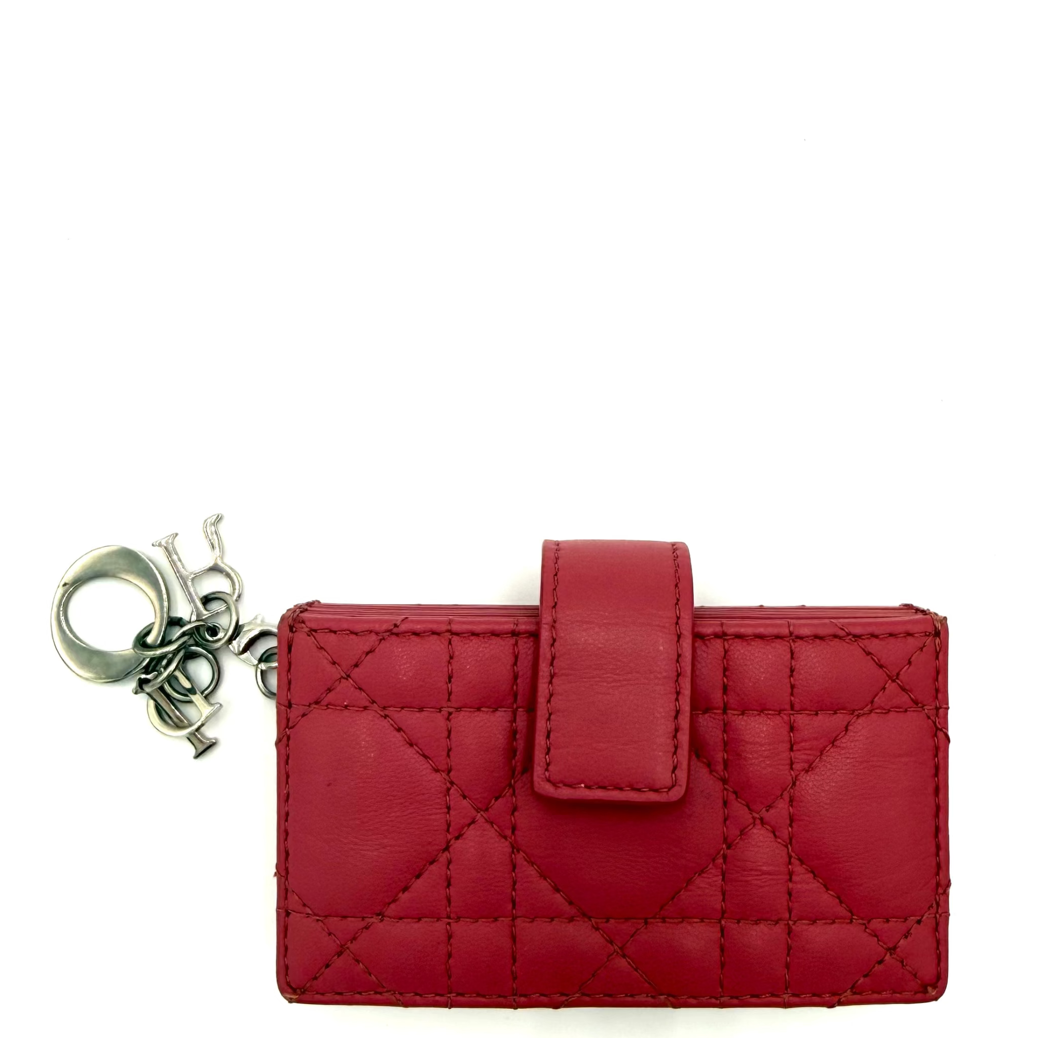 Lady Dior Jasmine Leather Card Holder – Poshbag Boutique