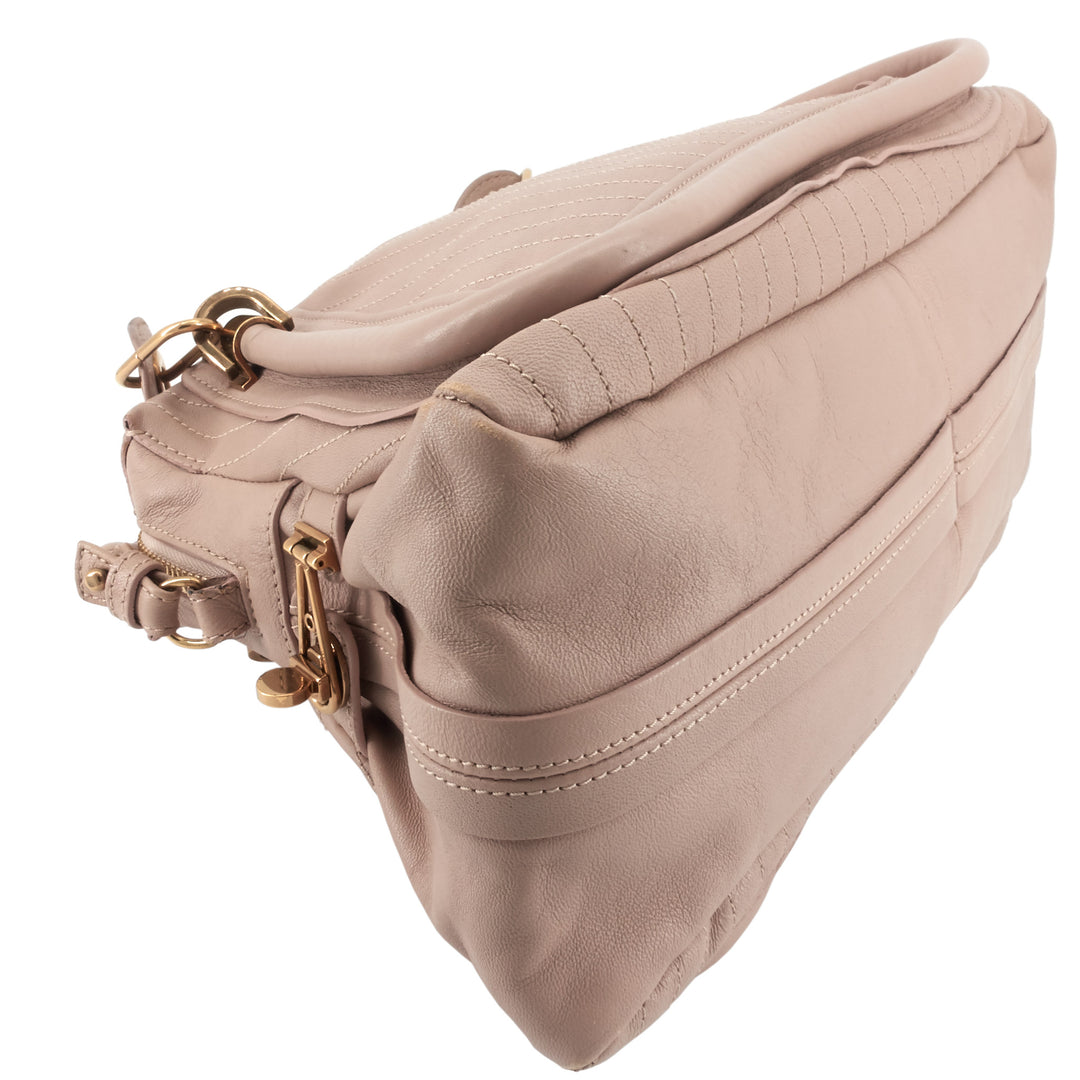 Paraty Medium Leather Top Handle Bag