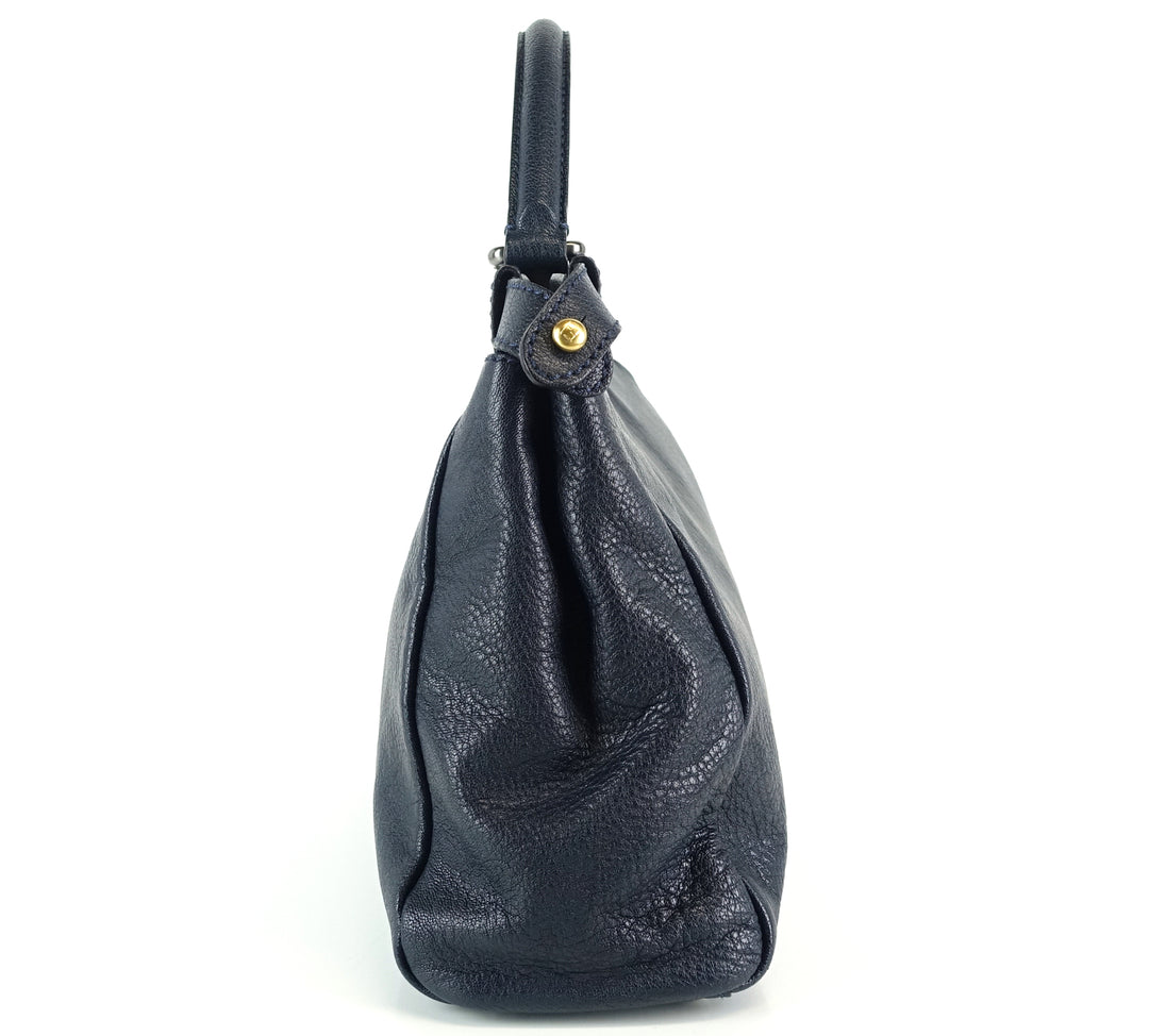 peekaboo regular goatskin ombre leather bag