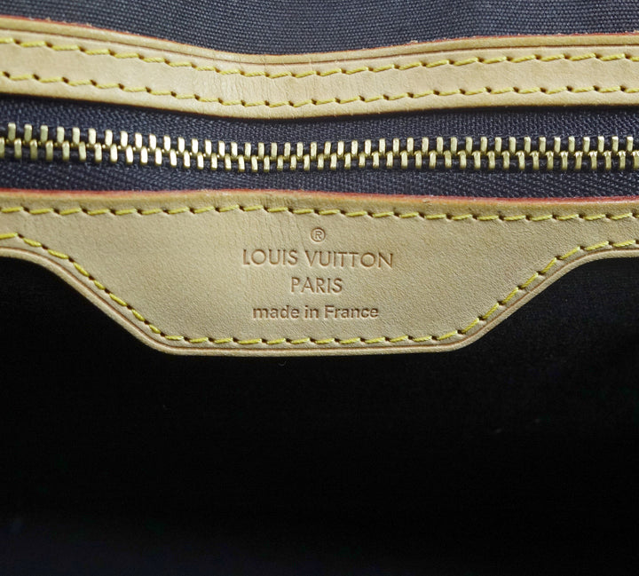 brea mm amarante vernis leather handbag