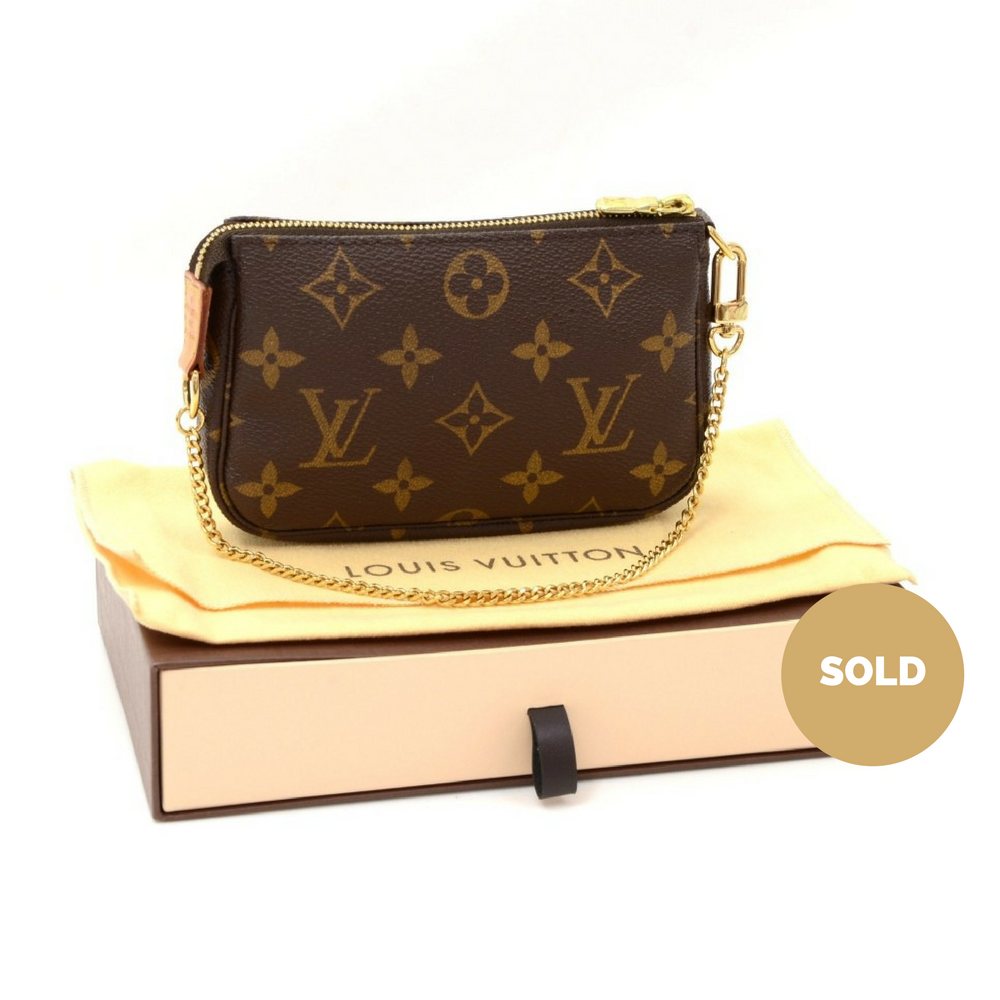 Mini Pochette Accessoires Monogram Canvas Evening Bag Poshbag Boutique