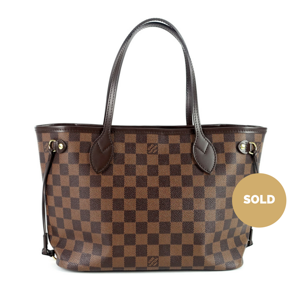 Neverfull Pm On Shoulder Neverfull PM Damier Ebène Canvas Shoulder