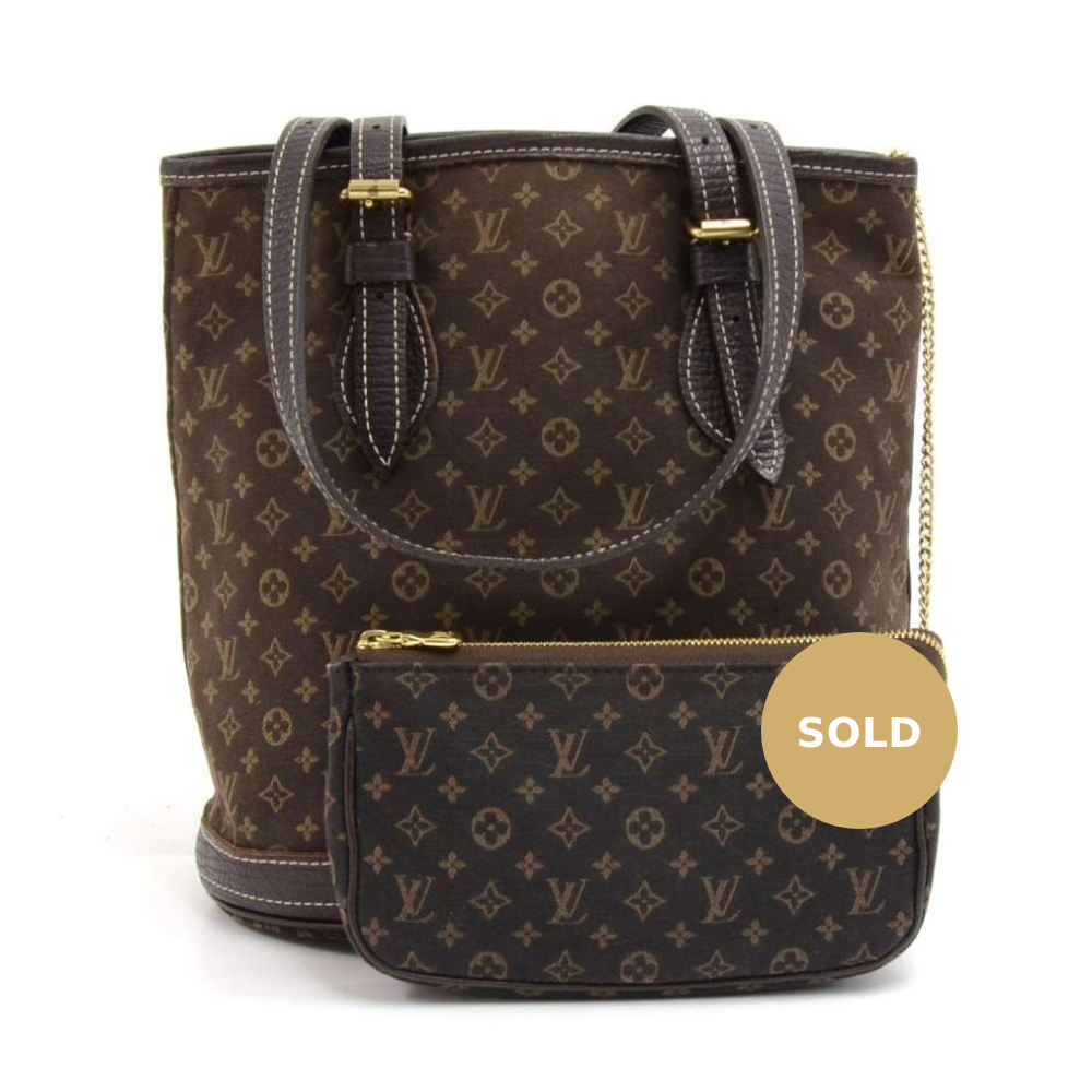 Louis Vuitton Mini Lin Bucket Bag Pm