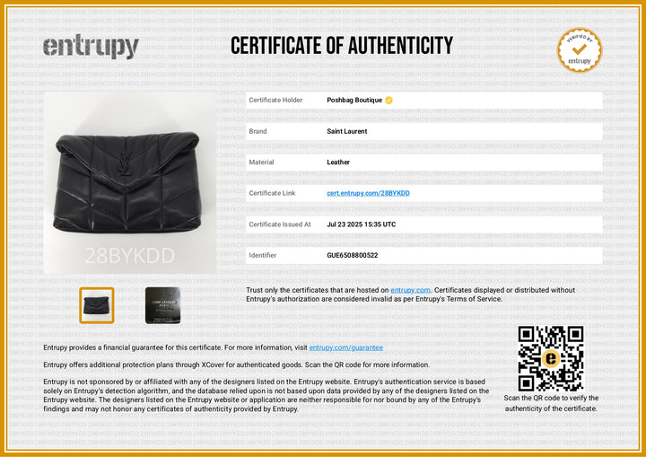 Lou Puffer Small Lambskin Leather Clutch Bag