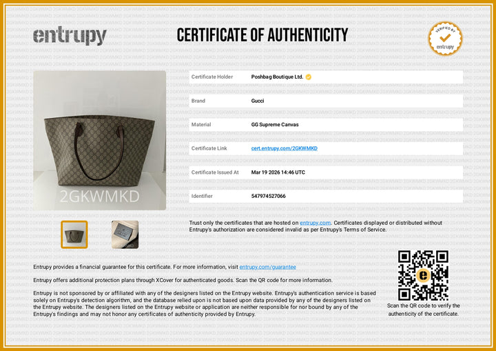 GG Supreme Shopping Tote