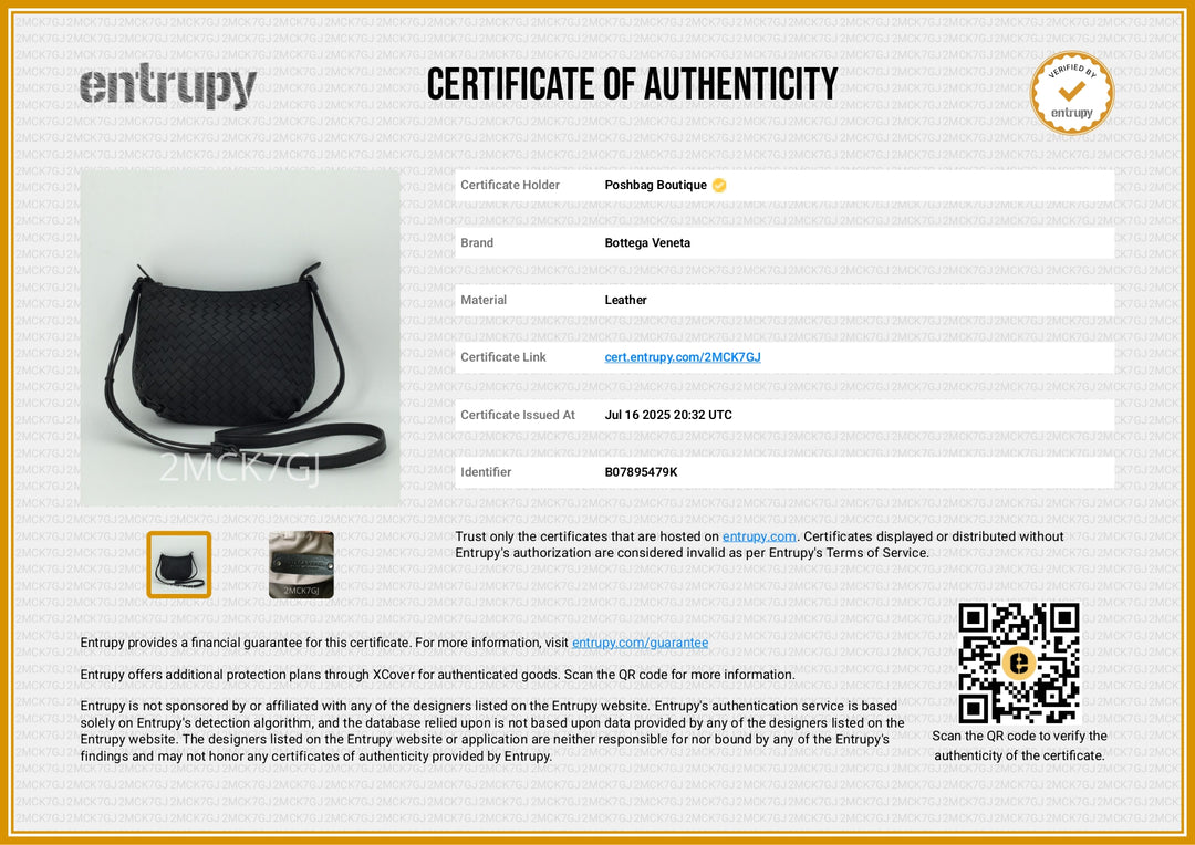 Saddle Zip Mini Intrecciato Nappa Leather Messenger Bag