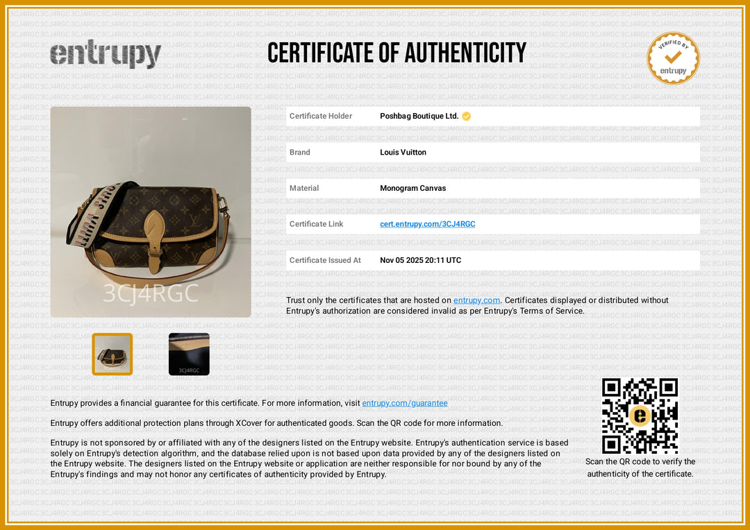 Diane Monogram Canvas Bag