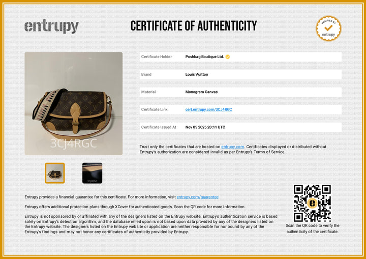 Diane Monogram Canvas Bag