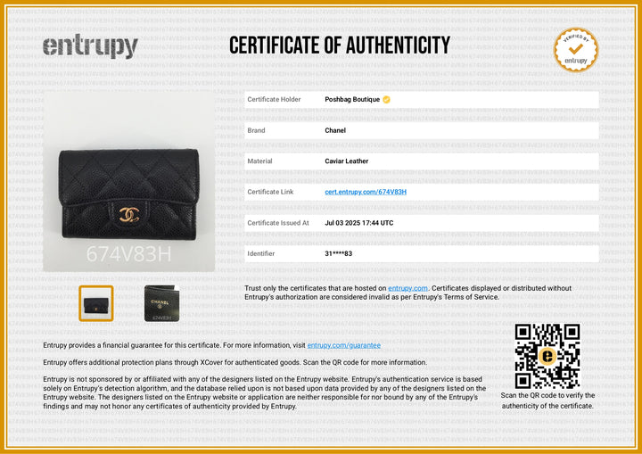 Caviar Leather Cardholder