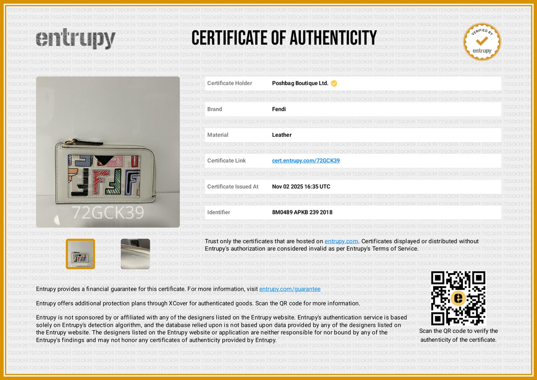 Zucca Spalmatti Zip Around Card Holder