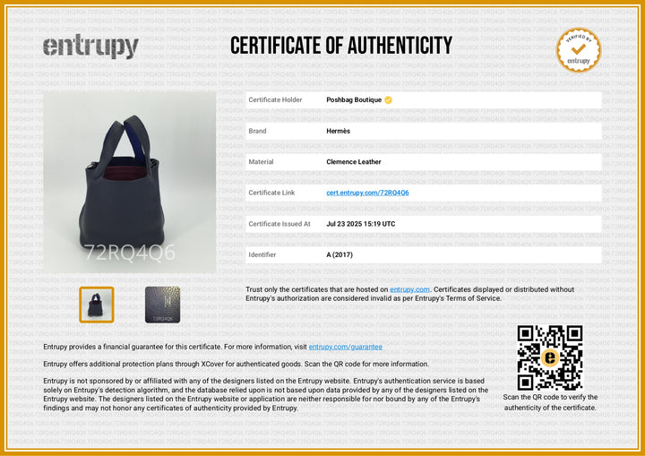 Picotin Lock 18 Taurillon Clemence Leather Bag