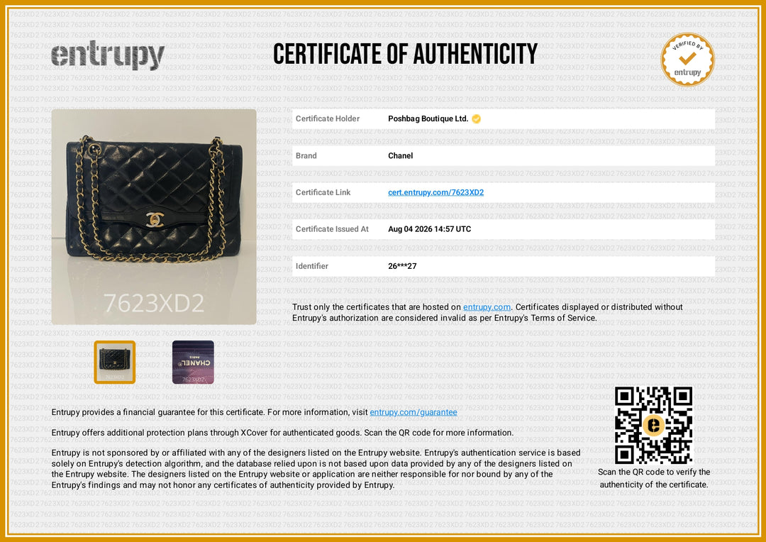 Paris Limited Edition Double Flap Lambskin Chain Bag