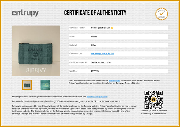 Deauville Straw Raffia Cosmetic Pouch