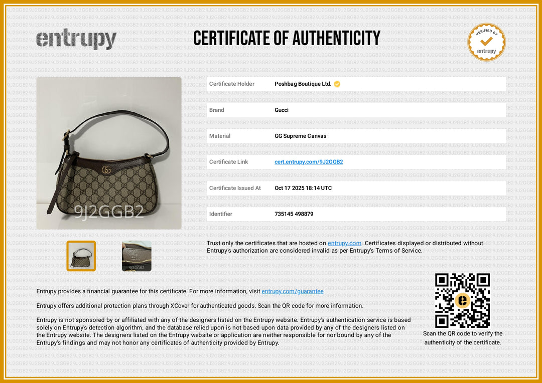 Ophidia Small GG Monogram Supreme Canvas Bag