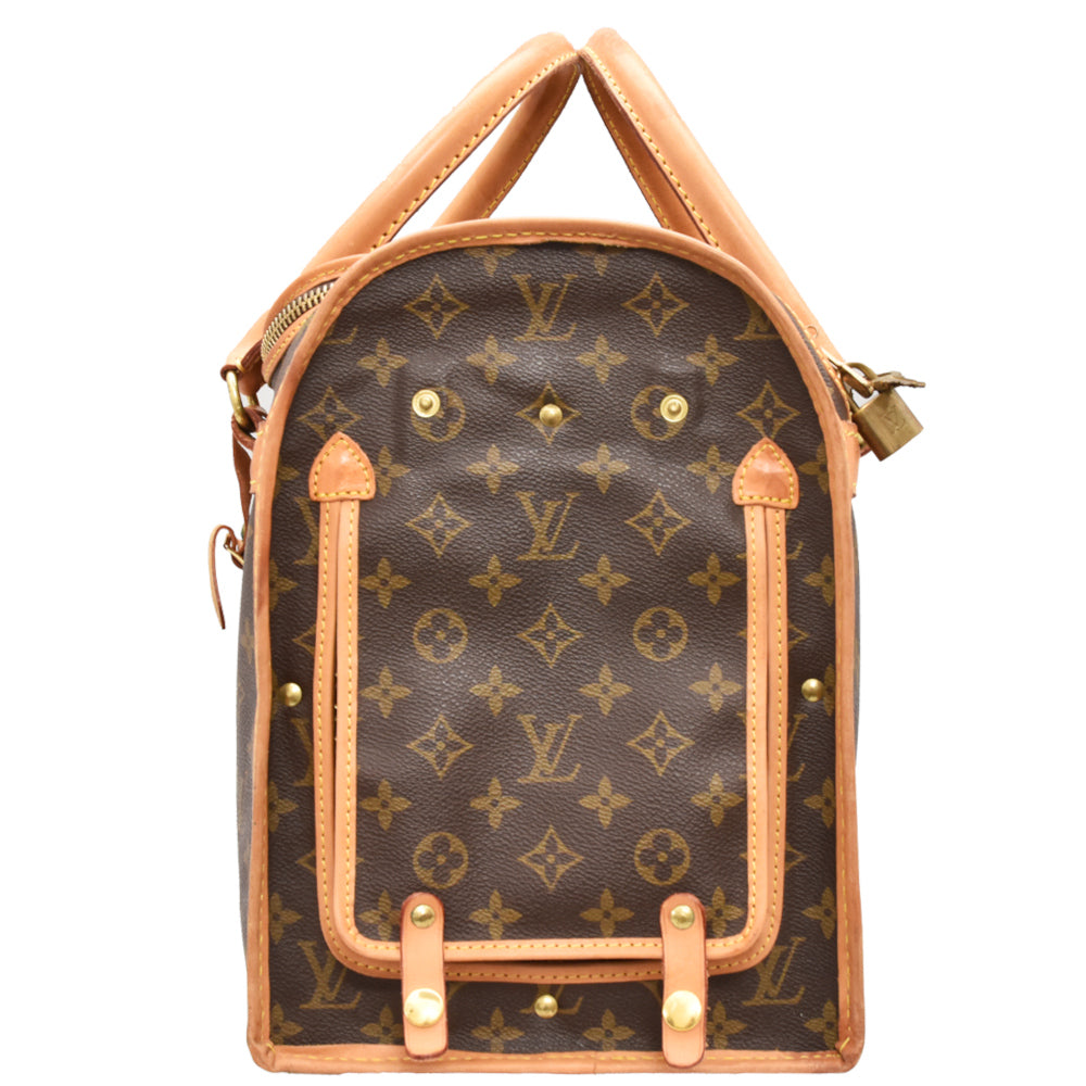 Monogram Trunk Pet Carrier