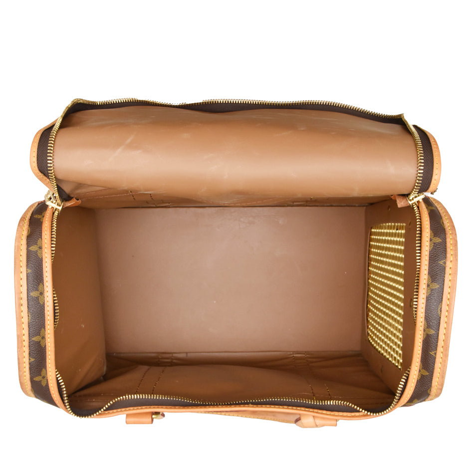 Monogram Trunk Pet Carrier