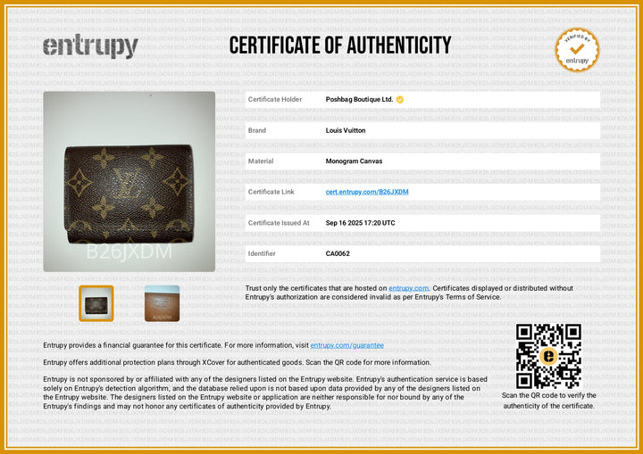 Monogram Canvas Card Holder