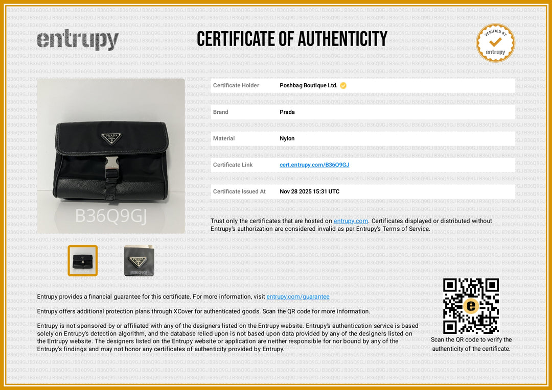 Re-Nylon and Saffiano Leather Phone Case