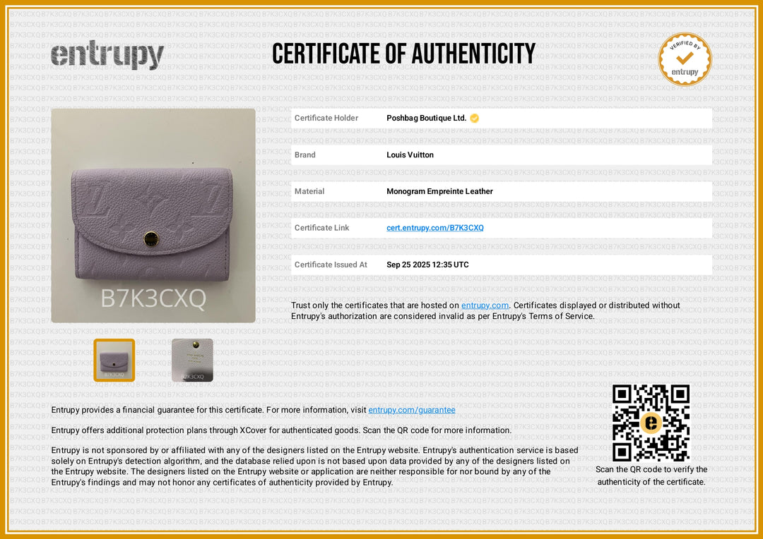 Rosalie Monogram Empreinte Leather Coin Purse