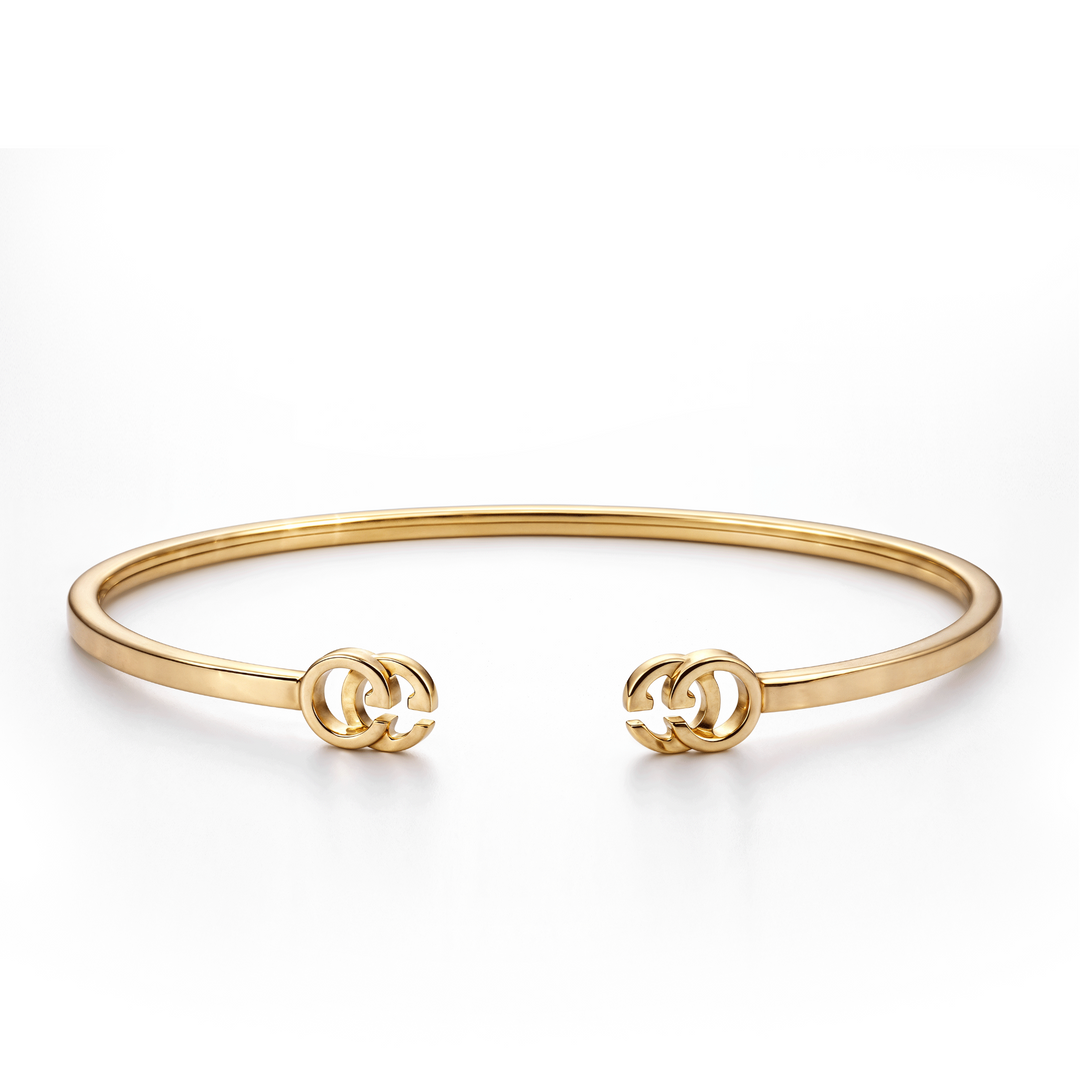 18kt Yellow Gold GG Gold Bangle