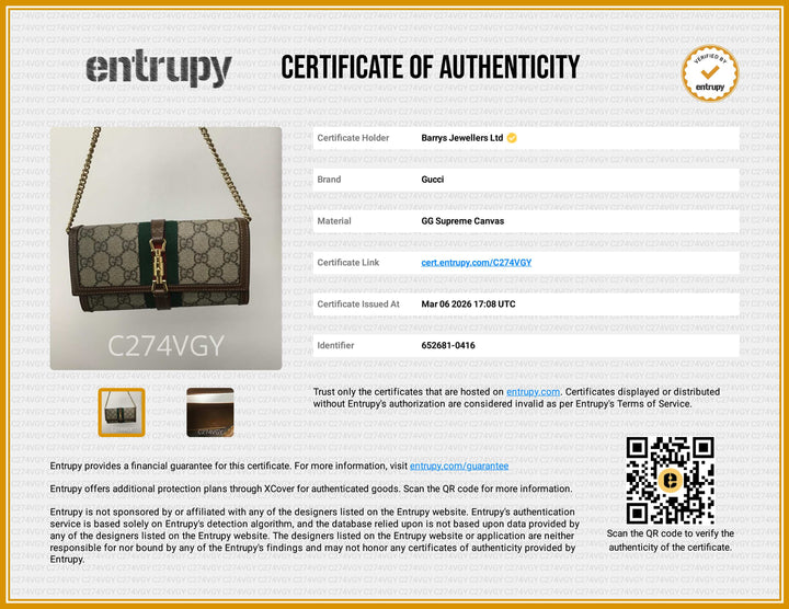 Jackie 1961 GG Supreme Wallet on Chain