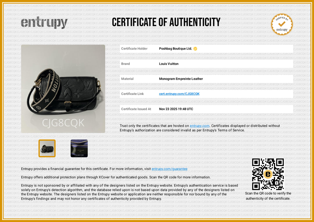 Diane Monogram Empreinte Leather Bag