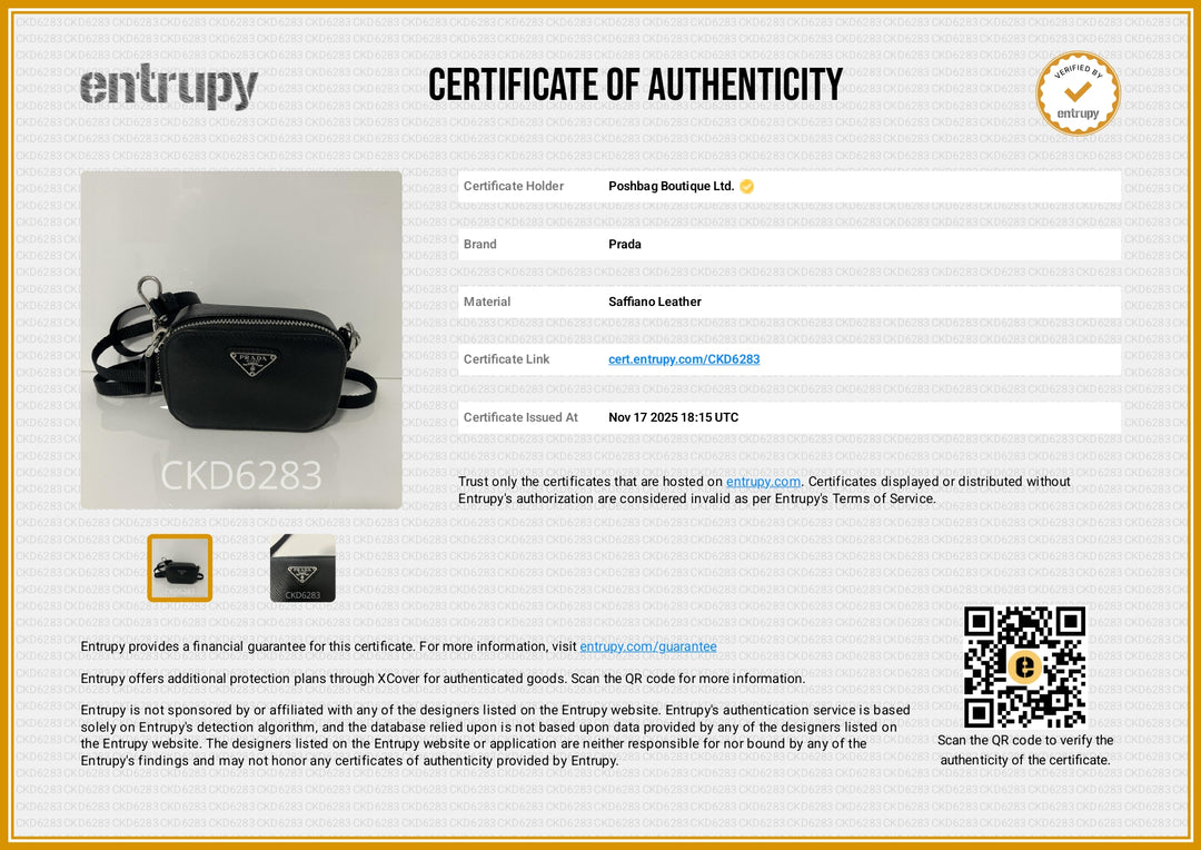 Saffiano Leather Mini Pouch