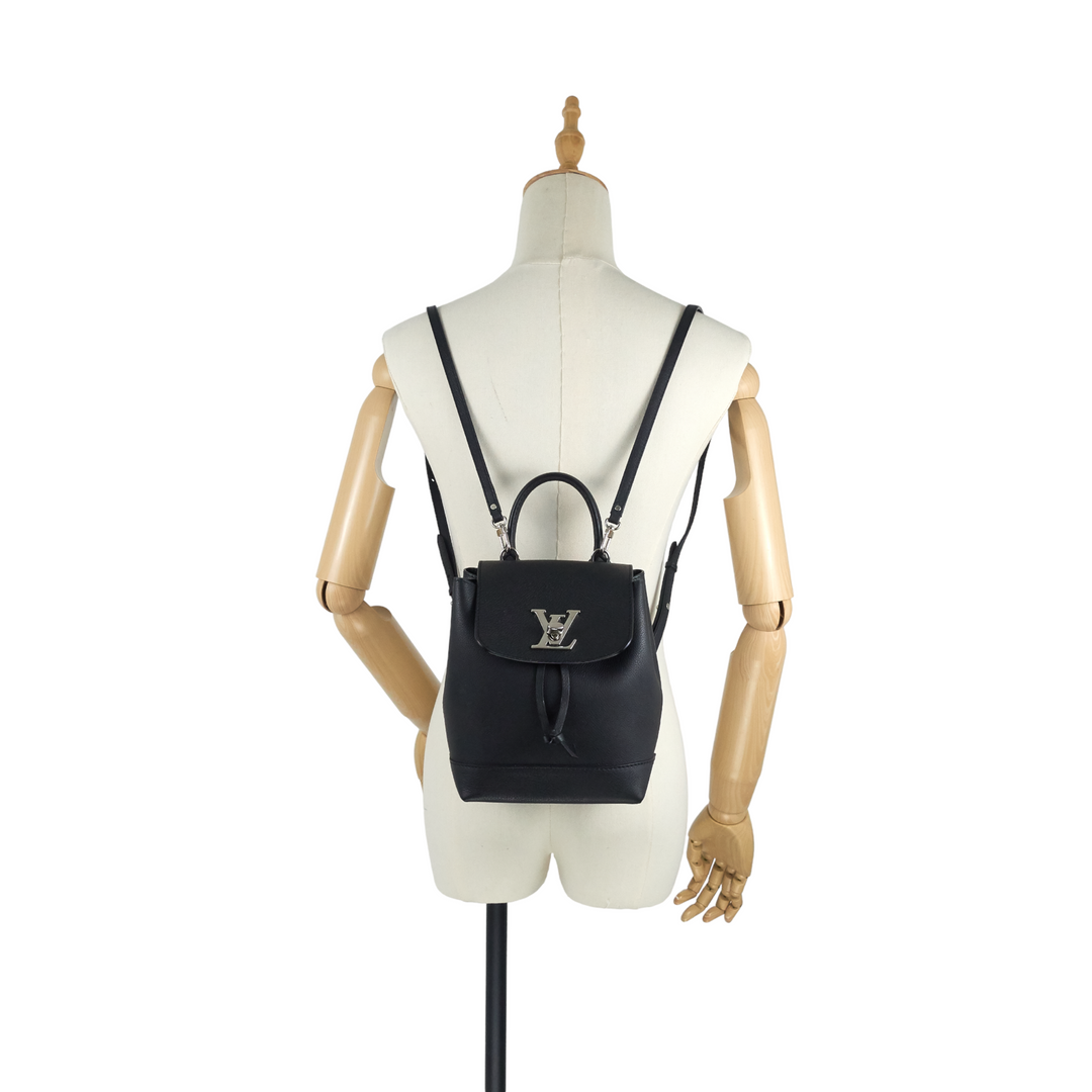 LockMe Mini Calfskin Leather Backpack Bag Poshbag Boutique