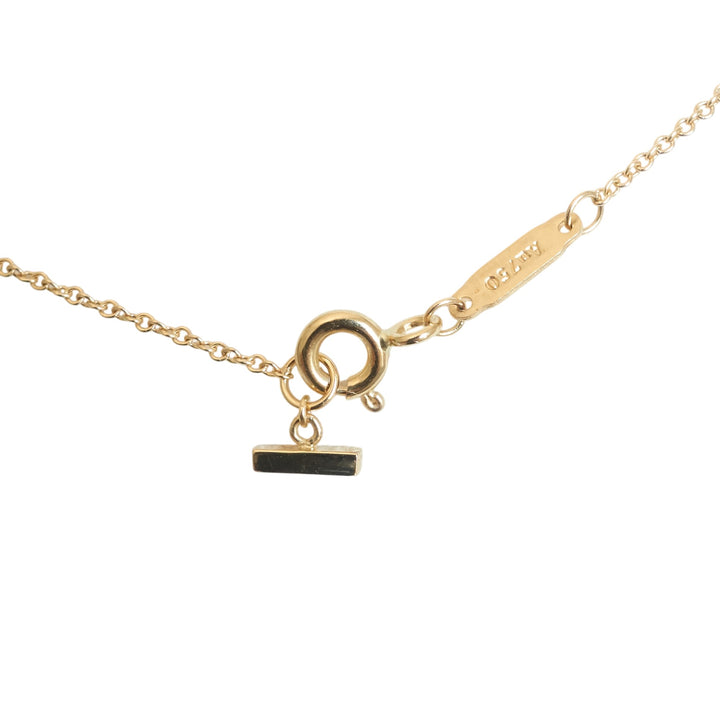 T Smile Mini Necklace in Yellow Gold