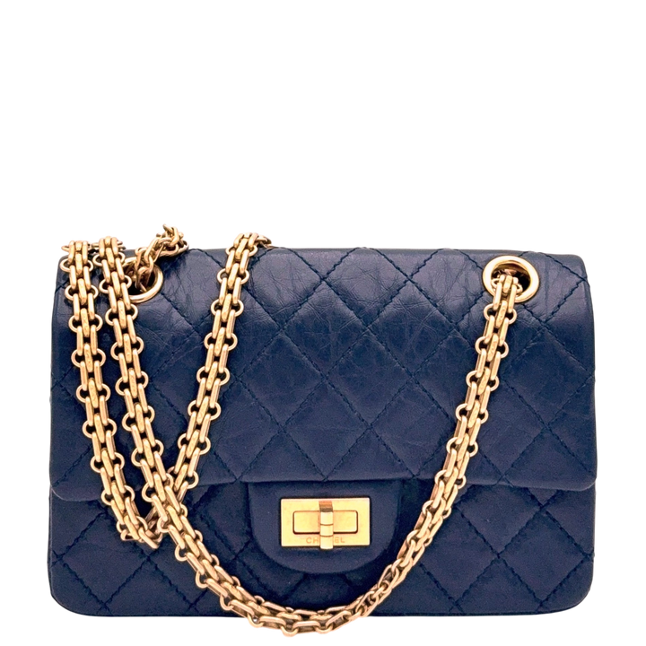 2.55 Reissue Mini Aged Calfskin Quilted Leather Bag