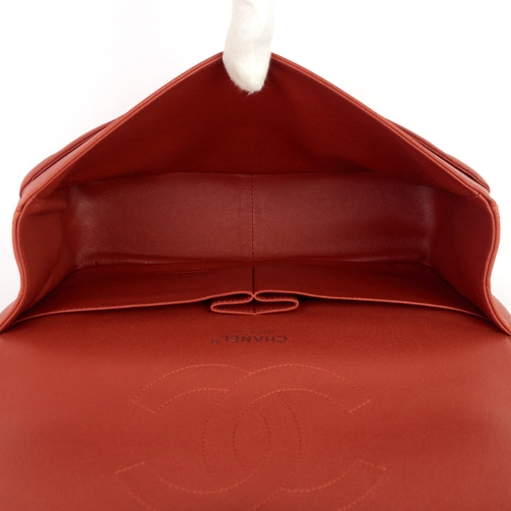 Jumbo Classic Caviar Leather Double Flap Bag
