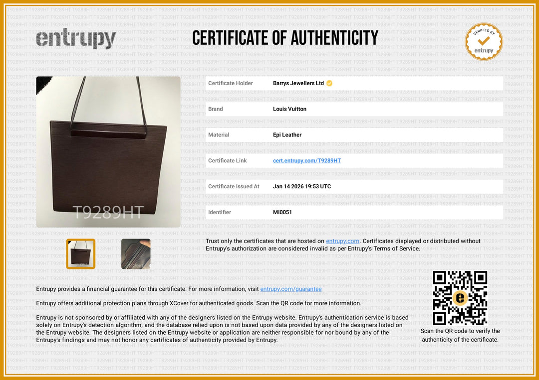 Epi St. Tropez Brown Leather Tote