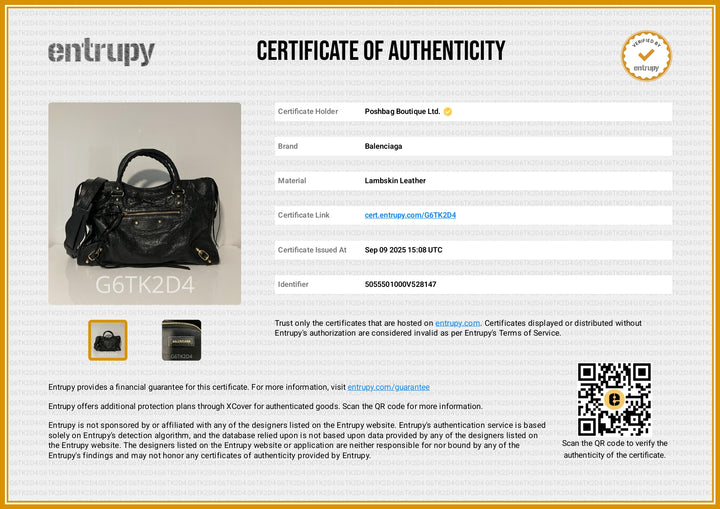 New City Classic Medium Leather Bag