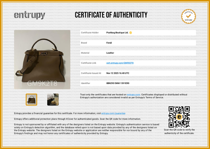 Peekaboo Medium Calfskin Leather Bag