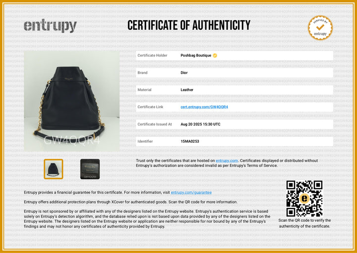 C'est Dior Medium Calfskin Leather Bag