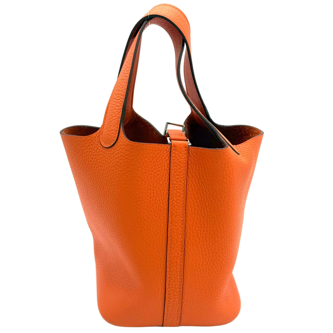 Picotin 18 Clemence Leather Bag