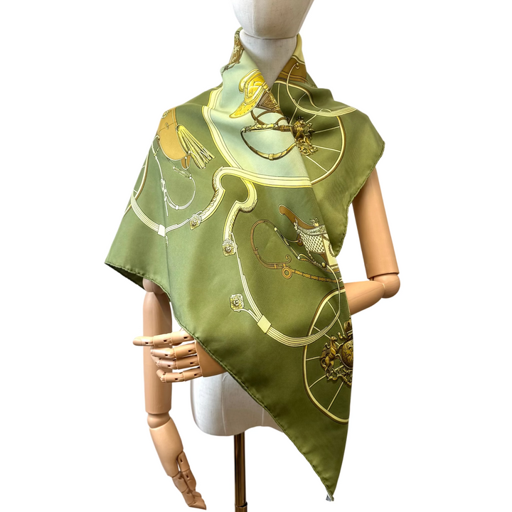 Springs Silk Scarf by Philippe Ledoux