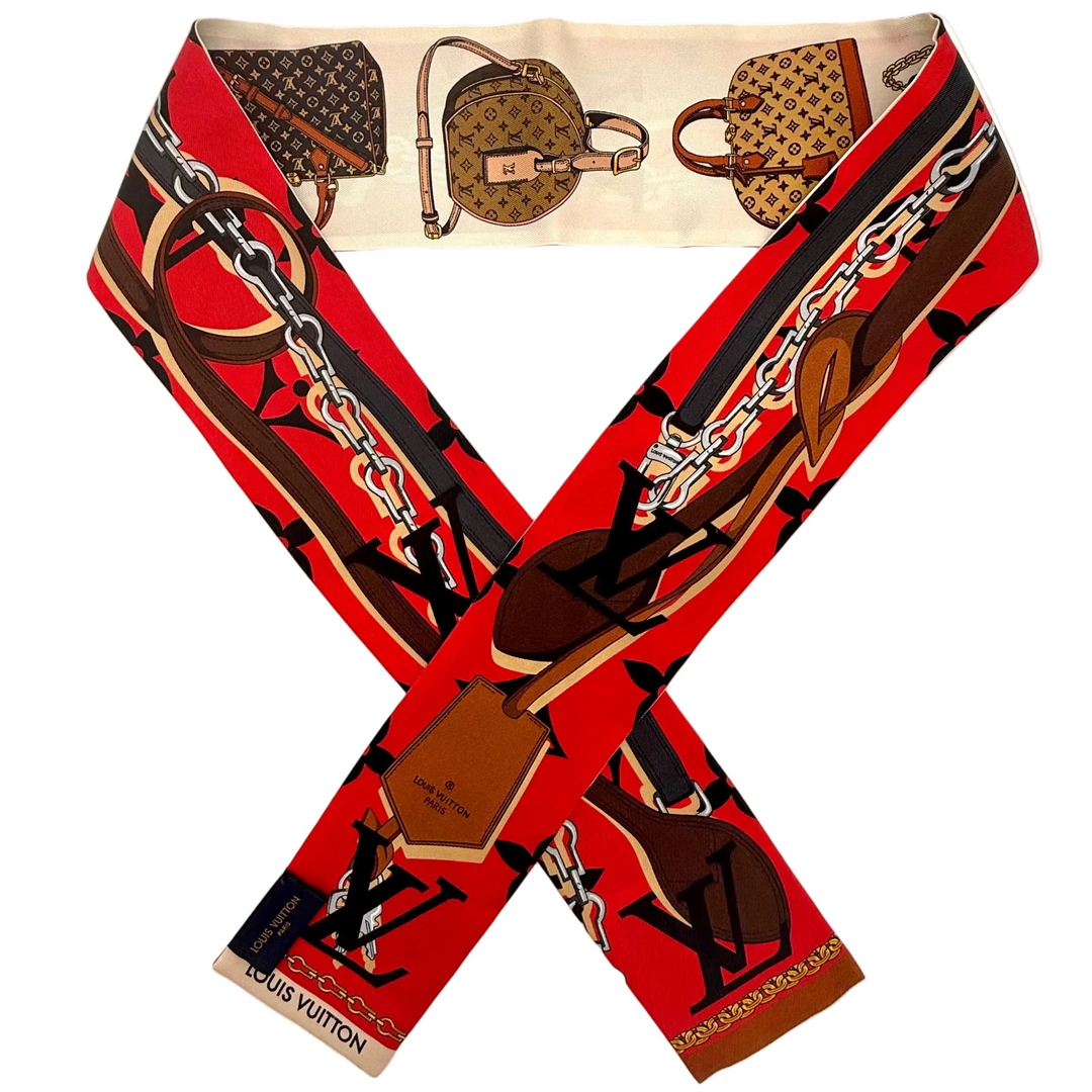 Monogram Silk Tribute Bandeau