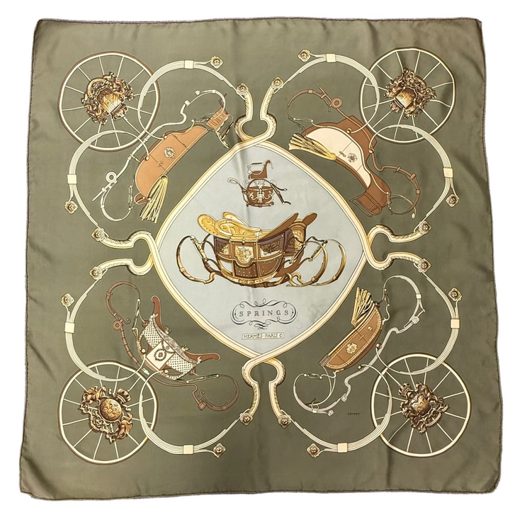 Springs Silk Scarf by Philippe Ledoux