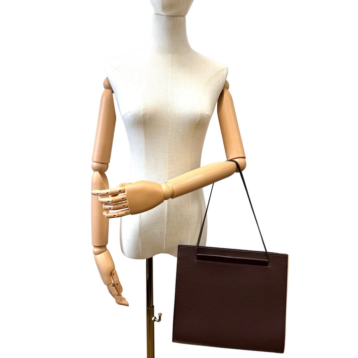 Epi St. Tropez Brown Leather Tote