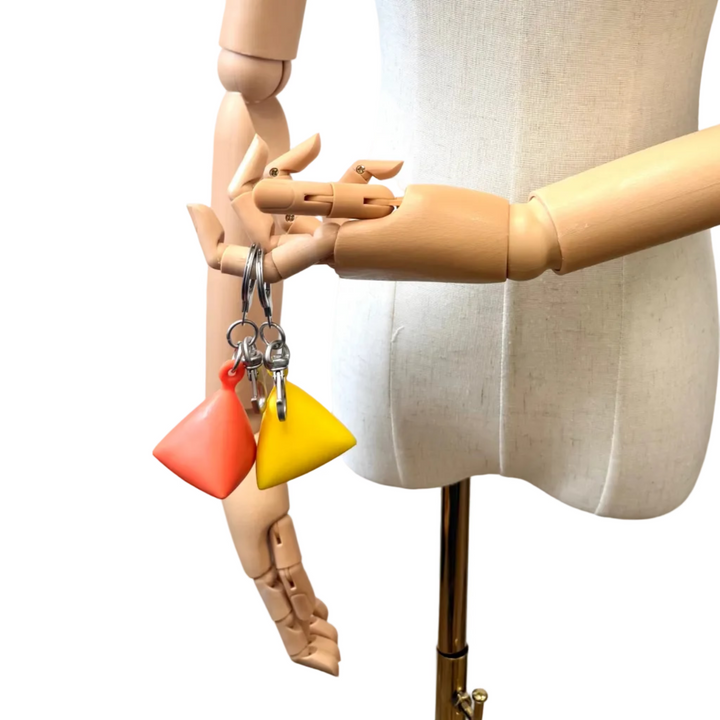 Orange America's Cup Keychain Bag Charm