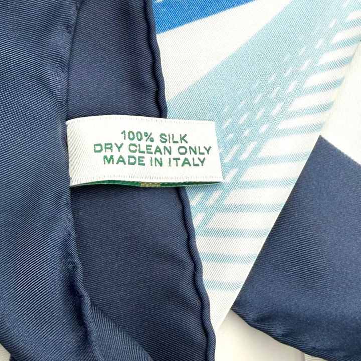 Rolex Geometric Design Silk Scarf