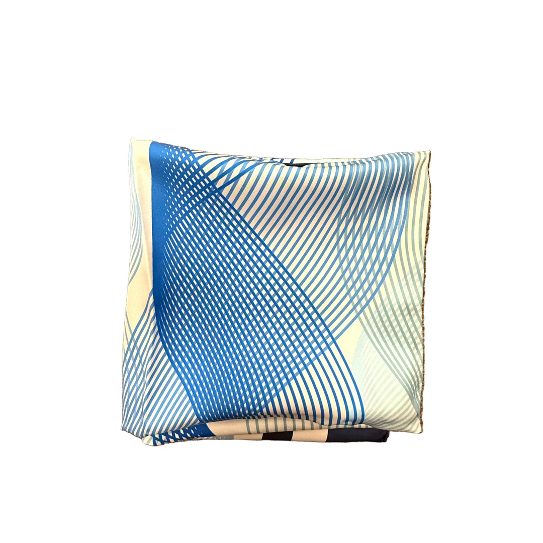 Rolex Geometric Design Silk Scarf
