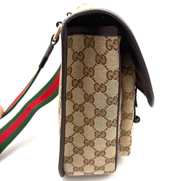 Kids Monogram GG Messenger Canvas Bag