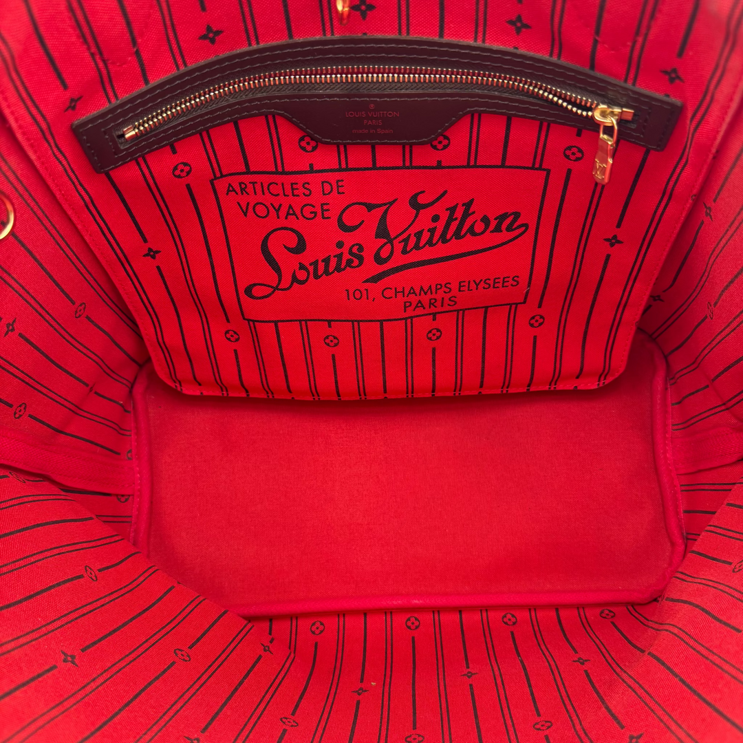 Neverfull MM Damier Ebene Canvas Bag