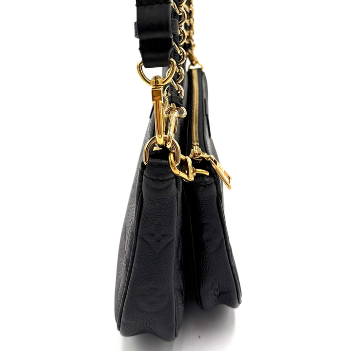 Monogram Empreinte Multi Pochette in Black Leather