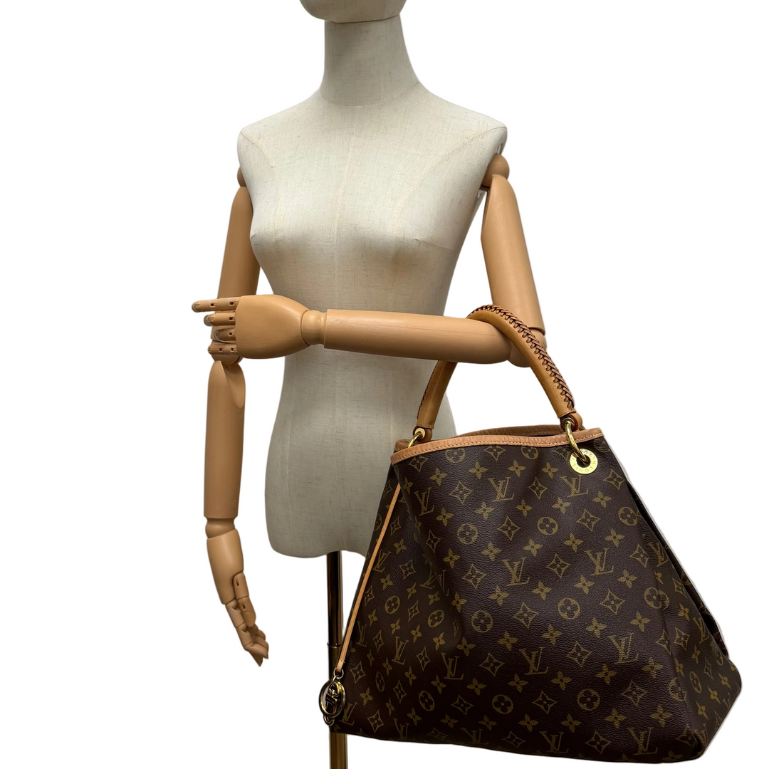 Monogram Canvas Artsy MM Shoulder Bag