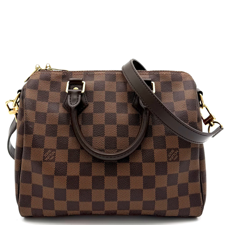 Speedy 25 Damier Ebene Bandouliere