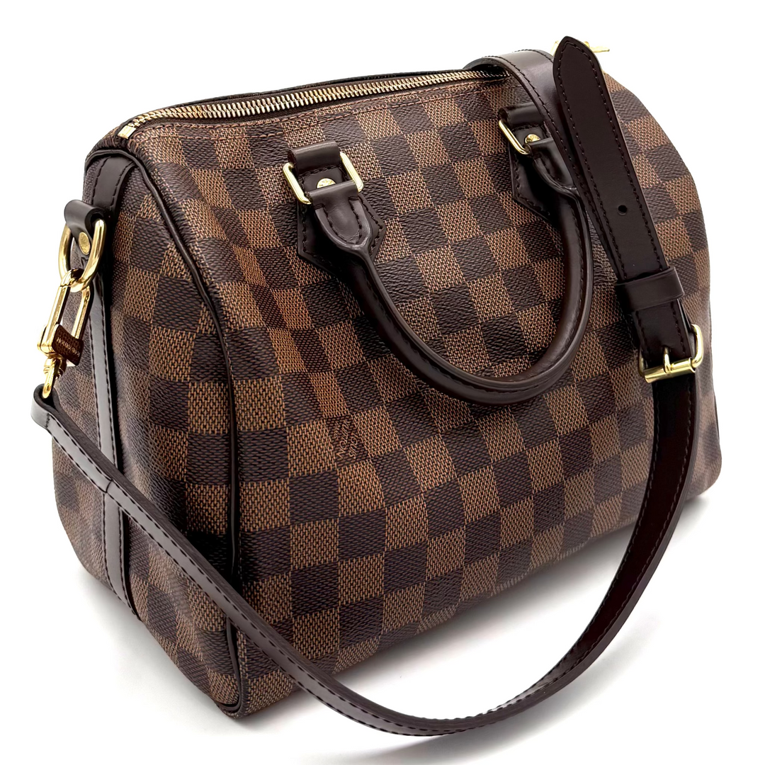 Speedy 25 Damier Ebene Bandouliere