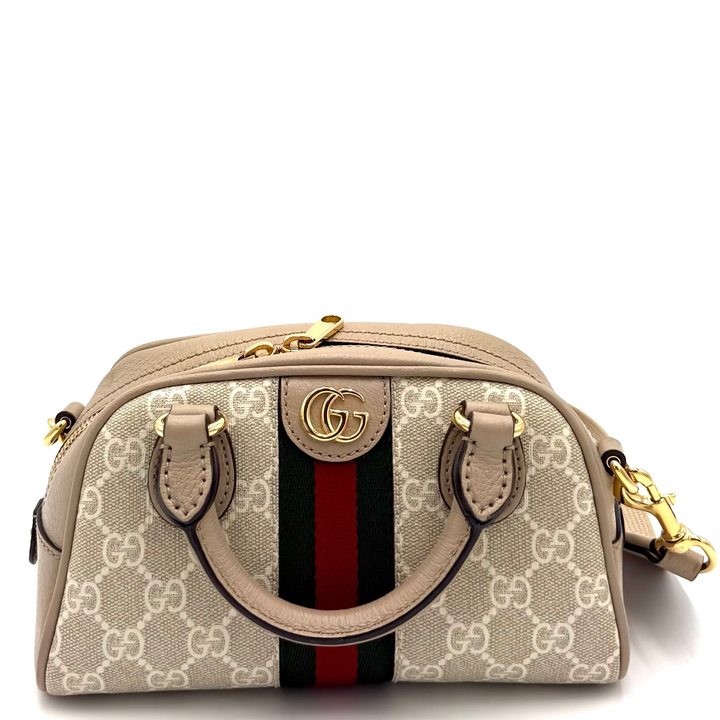 Ophidia Mini Top Handle Bowler Bag